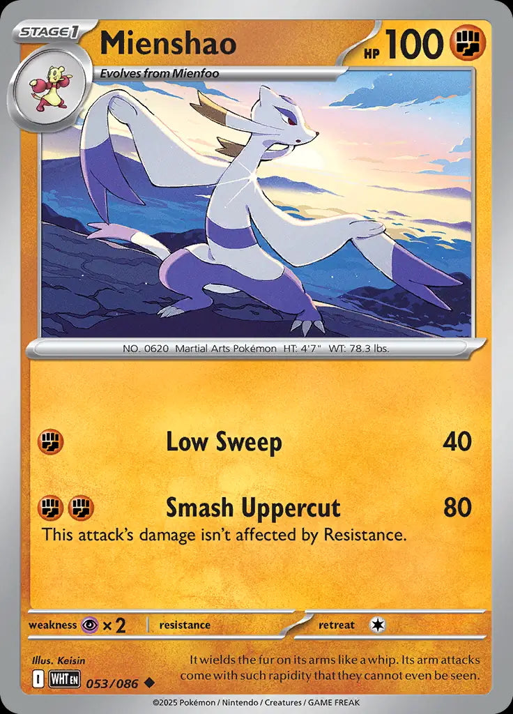 White Flare Mienshao #53/86