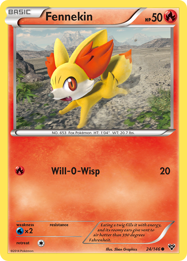 XY Fennekin #24/146