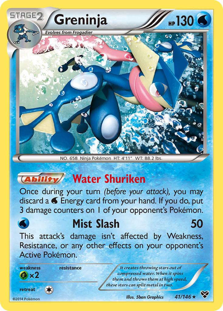 XY Holo Greninja #41/146