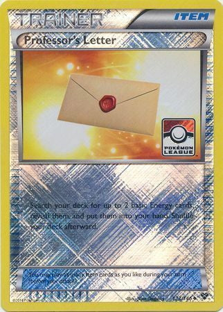 XY Professor's Letter #123 League Promo