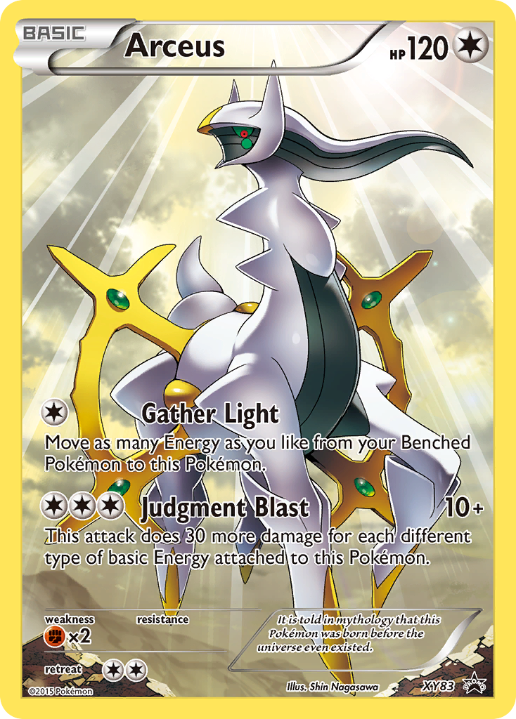 XY Promo Arceus #83