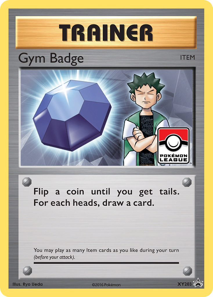 XY Promo Gym Badge (Brock - Boulder) #203 league promo