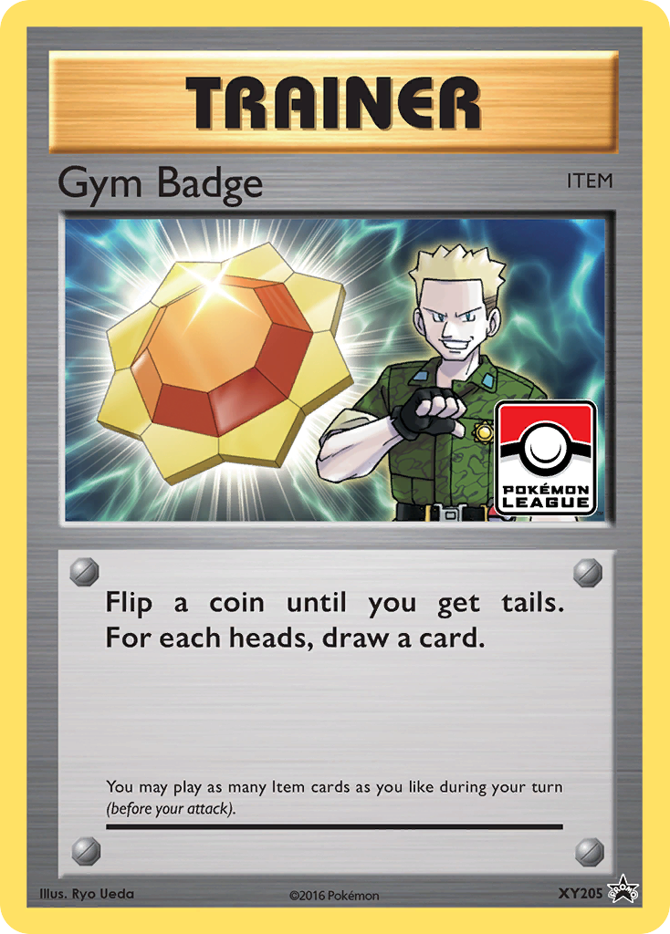XY Promo Gym Badge (Lt Surge - Thunder) #205 league promo