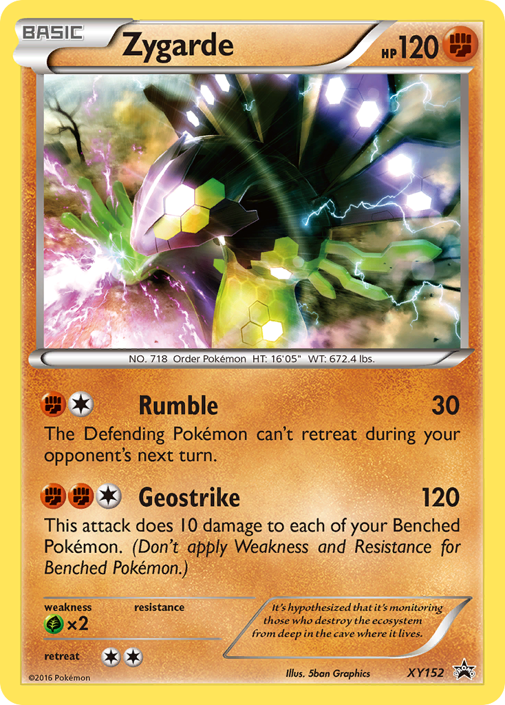 XY Promo Zygarde #152